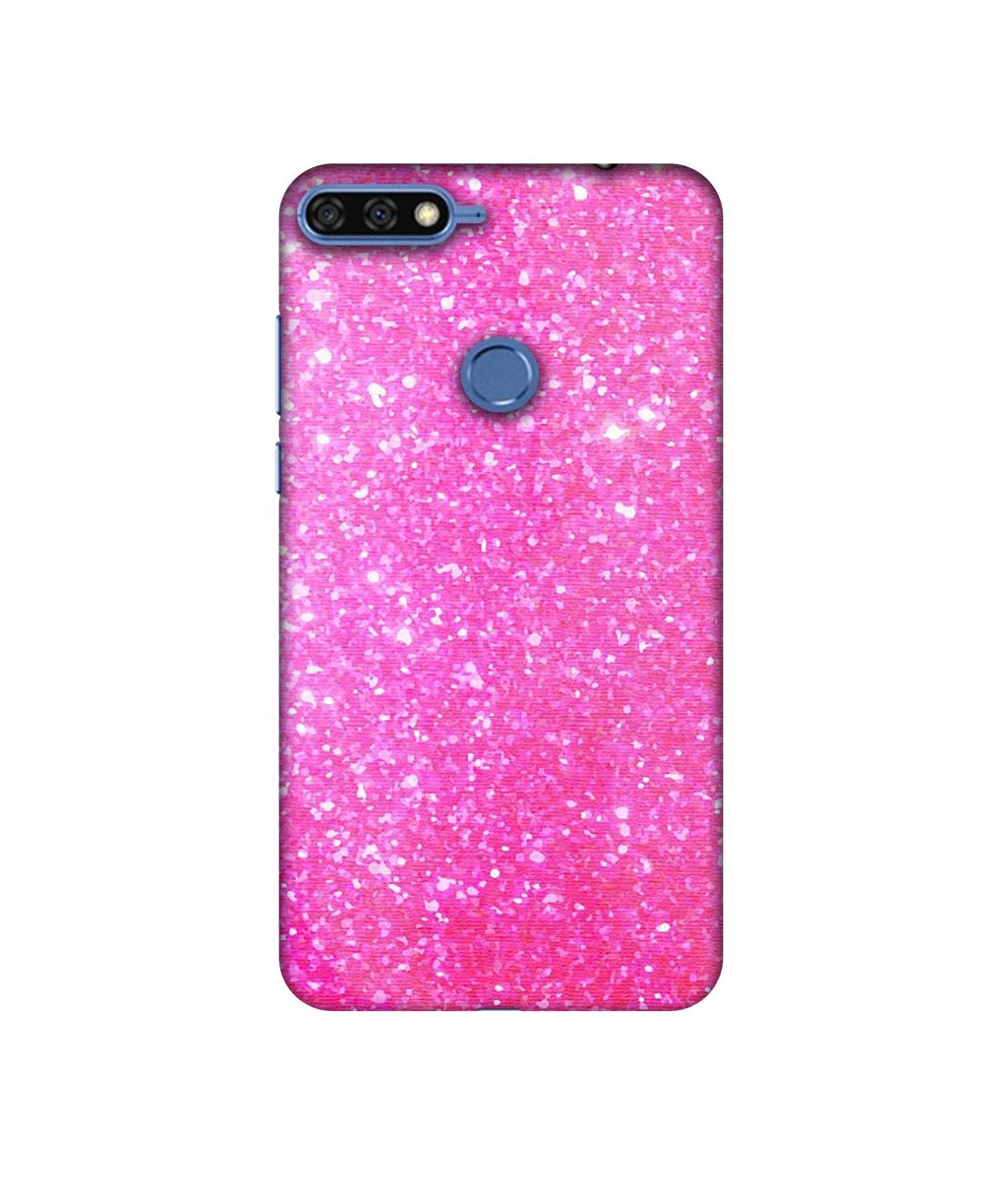 Amazon Brand - Solimo Designer Pink Sparkle 3D Printed Hard Back Case Mobile Cover for Huawei Honor 7A