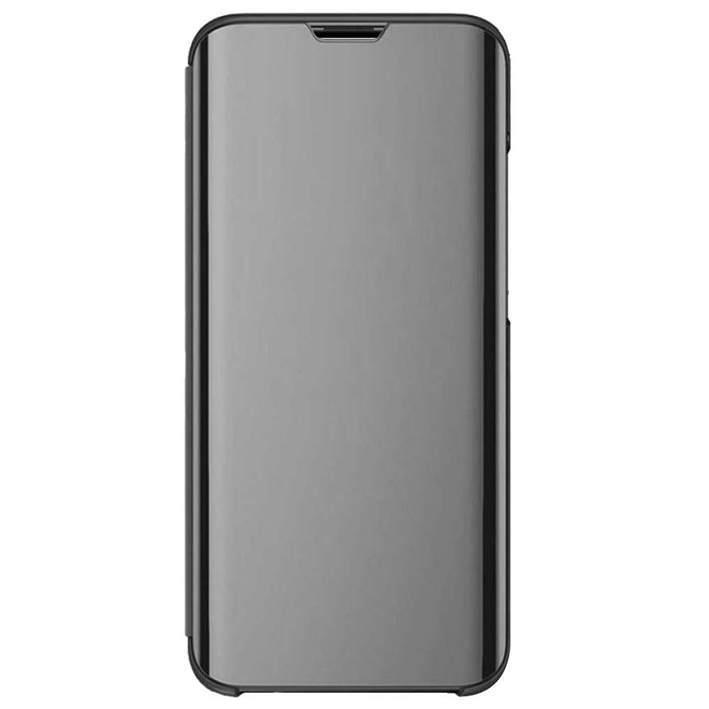 Amazon Brand - Solimo Protective Clear View flip Cover for Honor 9X (Black)