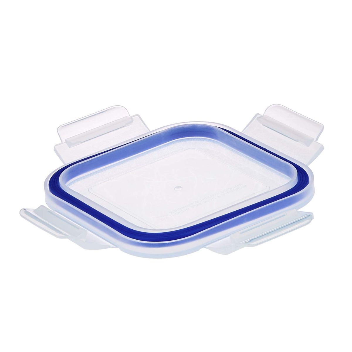 Amazon Brand - Solimo Square Glass Storage Container Set, 490ml, Set of 3, Transparent