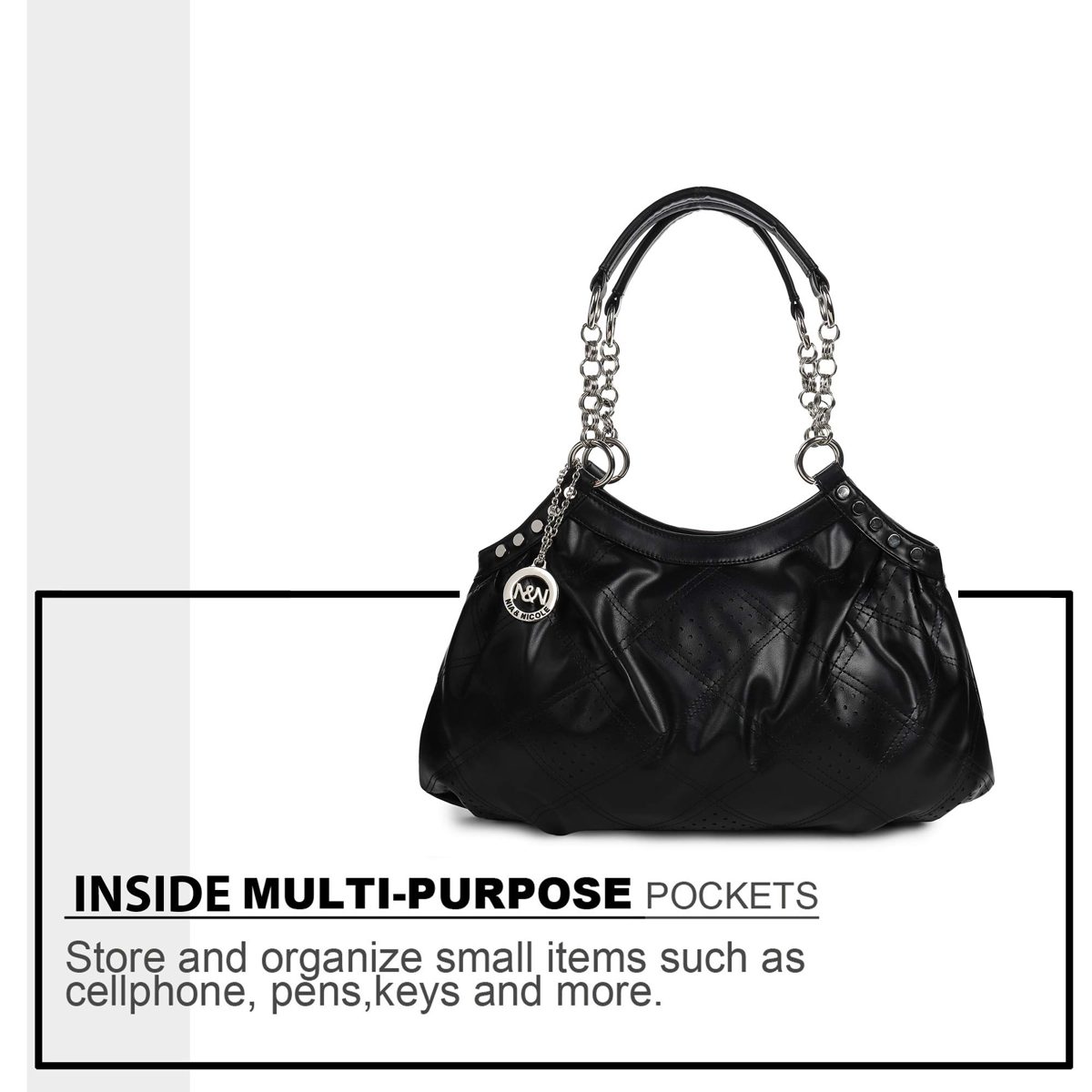 Nia & Nicole Women's Handbag (Black)