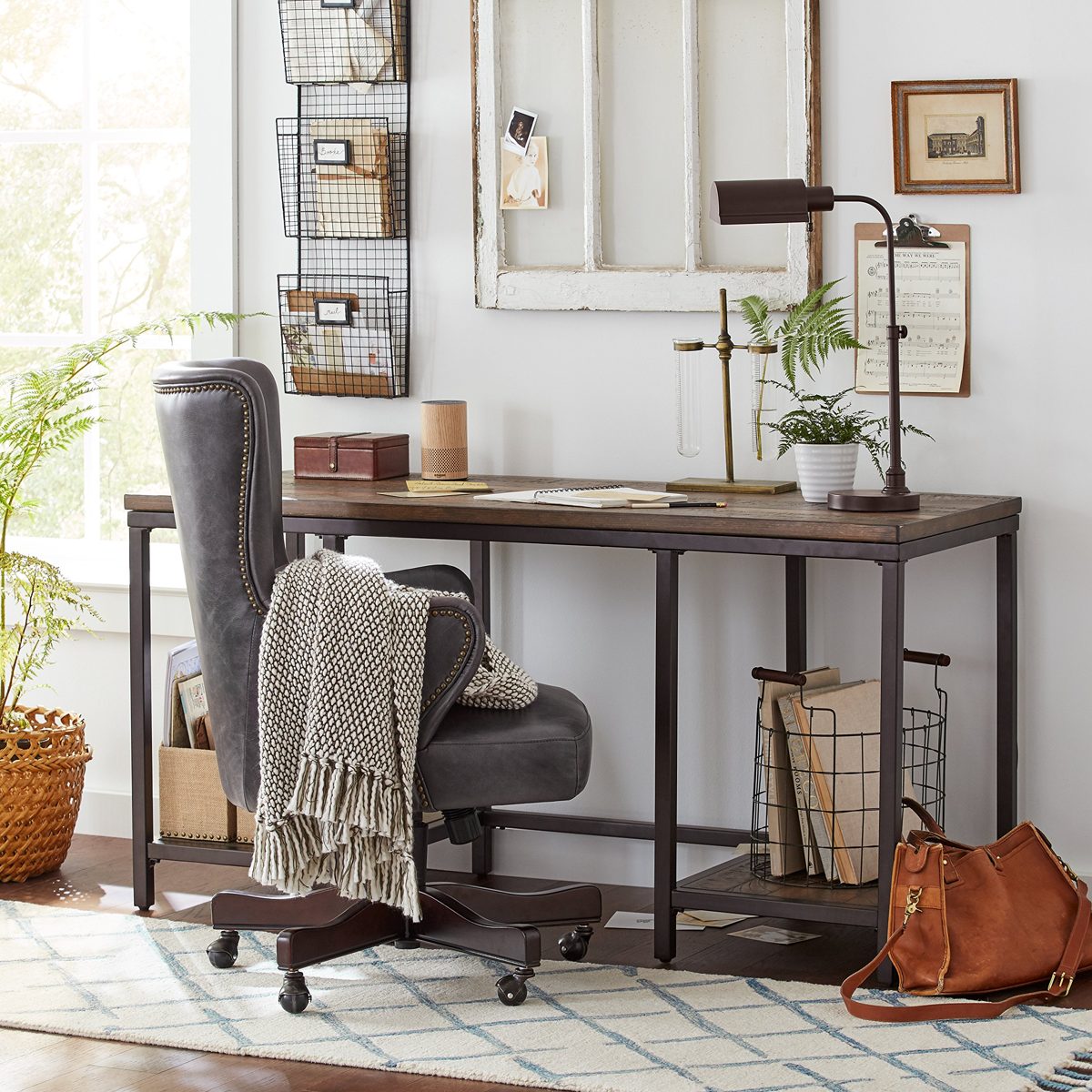 Stone & Beam Larson Industrial Wood & Metal
