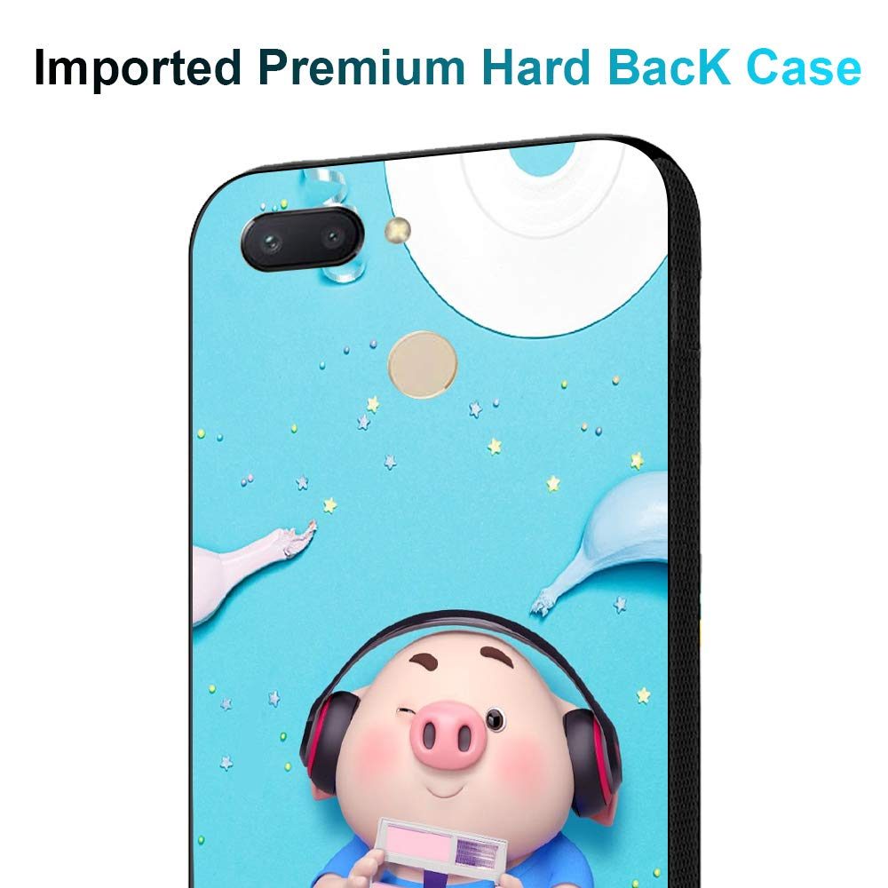 Amazon Brand - Solimo Designer Musical Pig Printed Hard Back Case Mobile Cover for Xiaomi Redmi 6A (D1194)