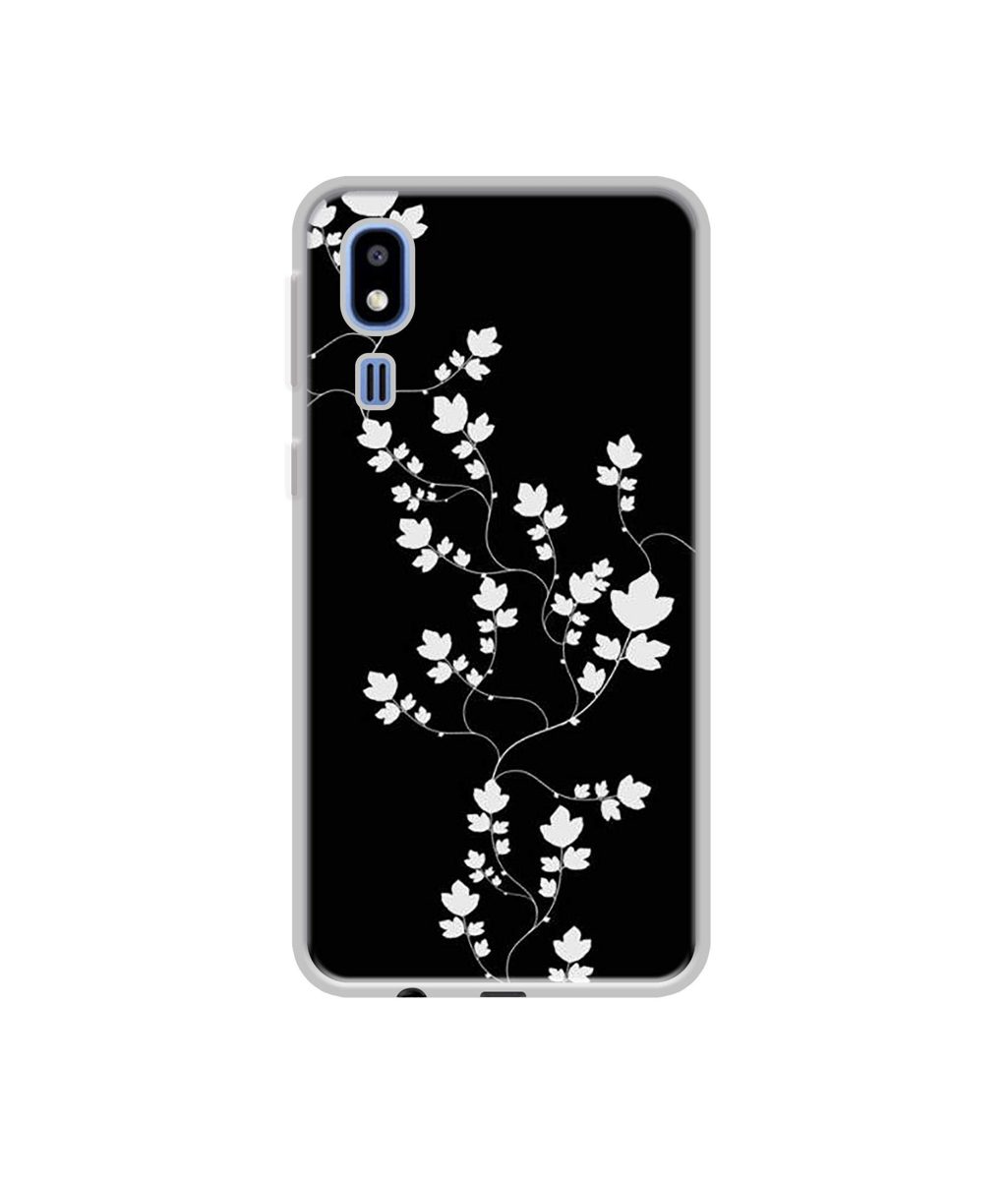 Amazon Brand - Solimo Designer Color Flowers UV Printed Soft Back Case Mobile Cover for Samsung Galaxy A2 Core