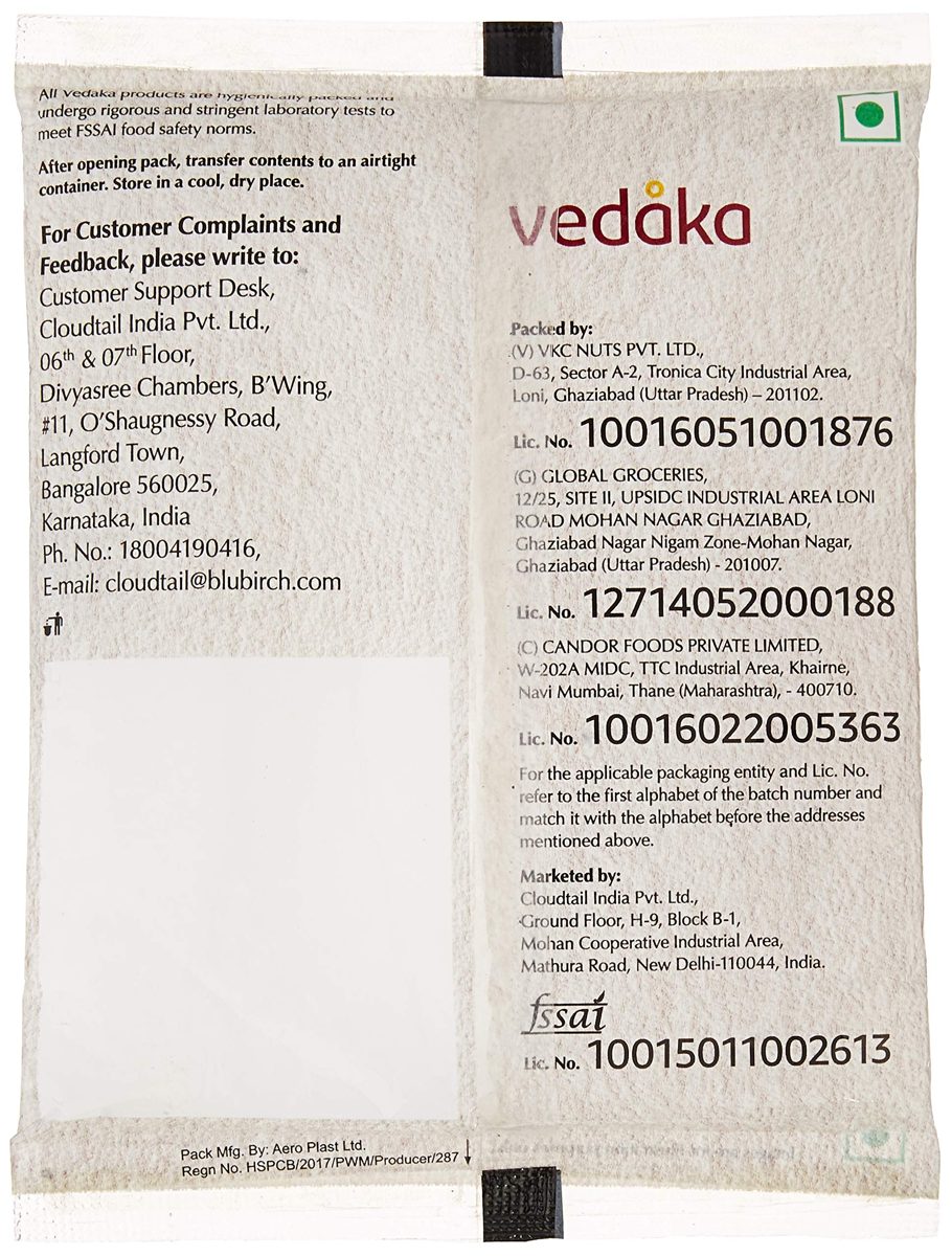 Amazon Brand - Vedaka Premium Black Raisins, 200g
