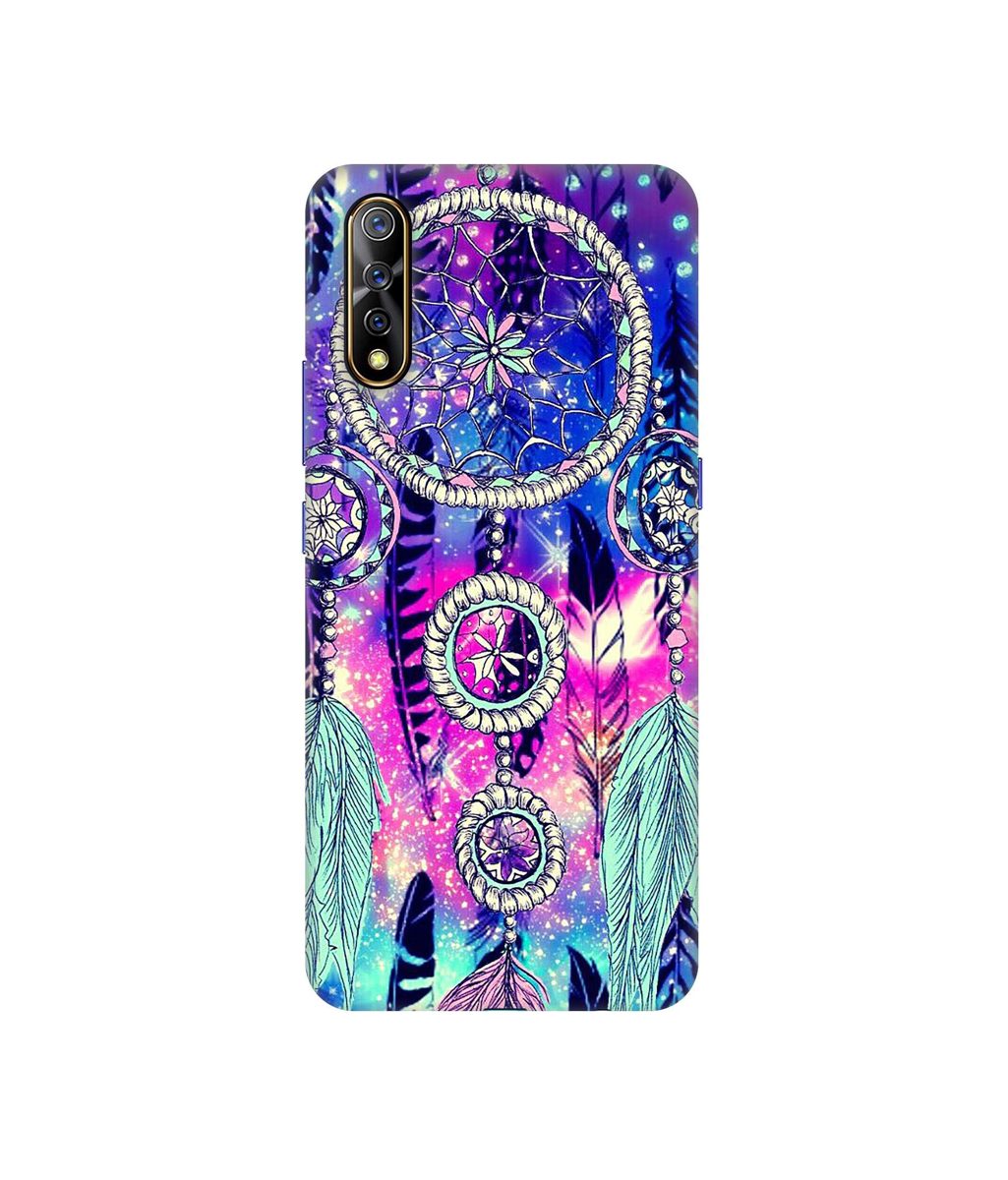Amazon Brand - Solimo Designer Round Wall Hanging Pattern 3D Printed Hard Back Case Mobile Cover for Vivo S1