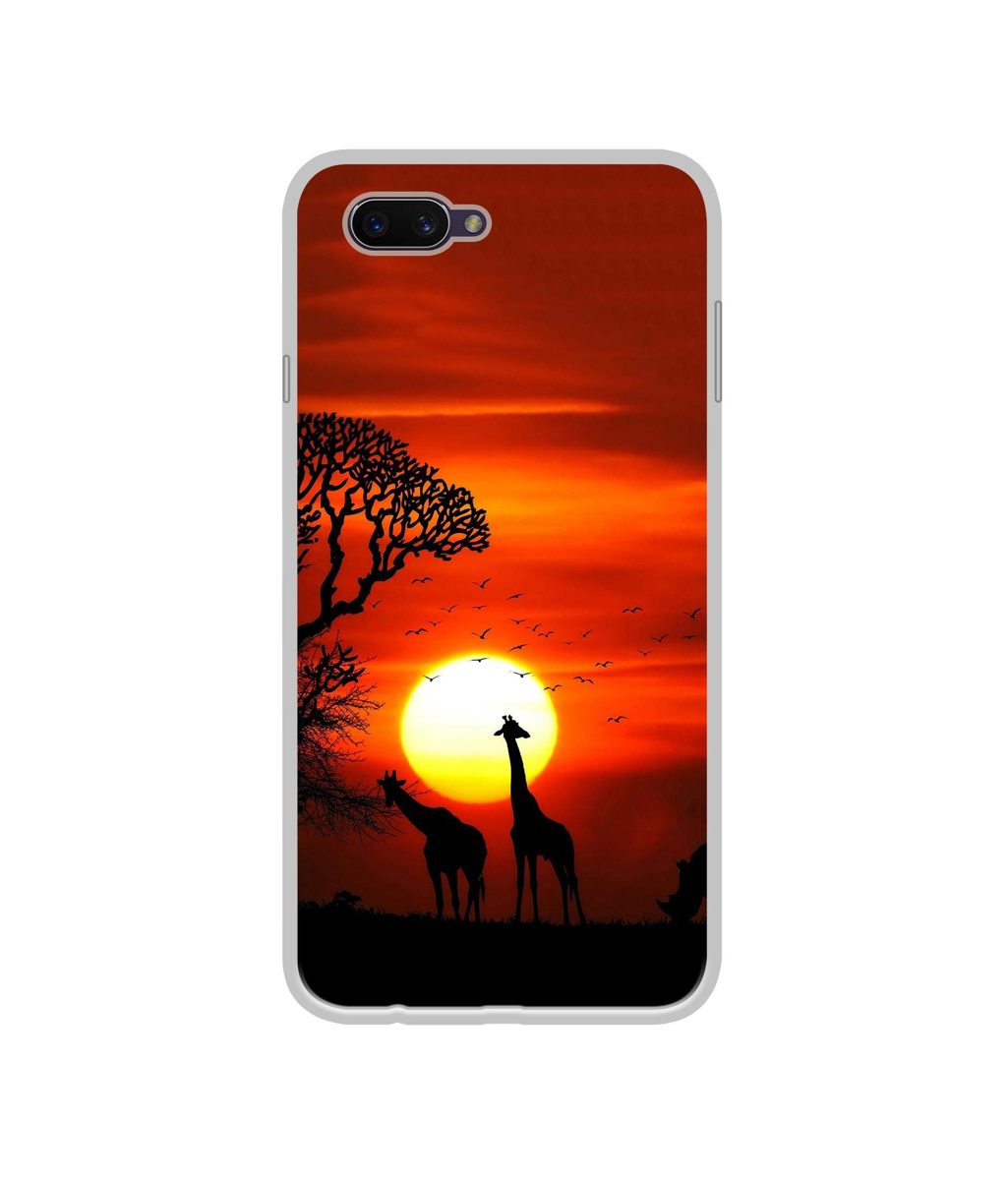 Amazon Brand - Solimo Designer Sunshade UV Printed Soft Back Case Mobile Cover for Oppo A3S