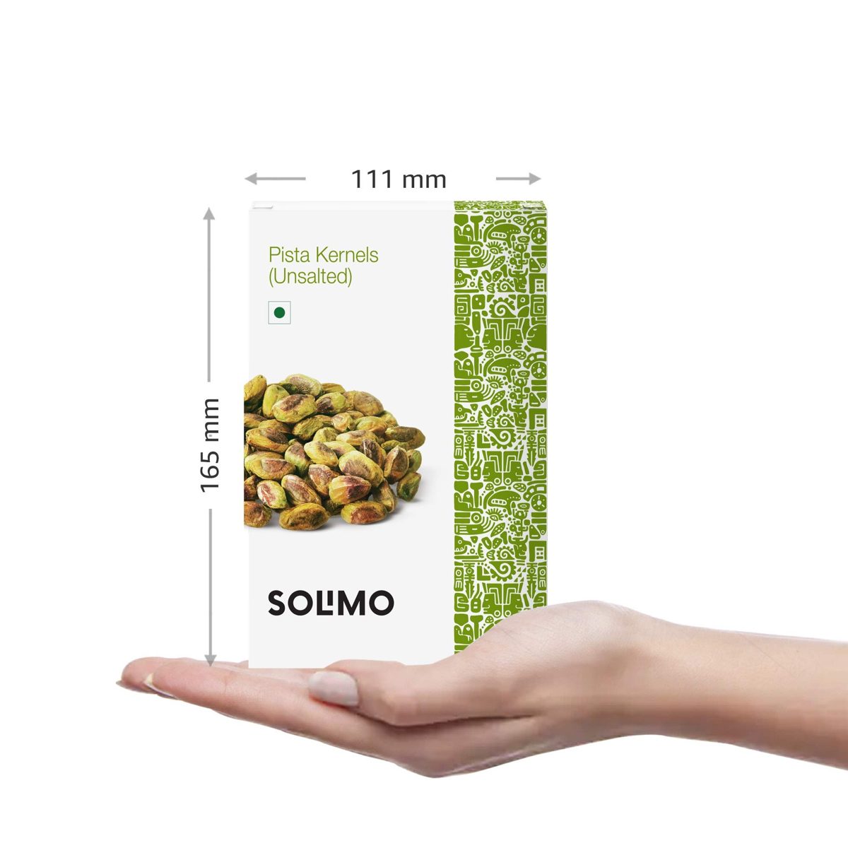 Amazon Brand - Solimo Premium Pista Kernels - Plain, 250g