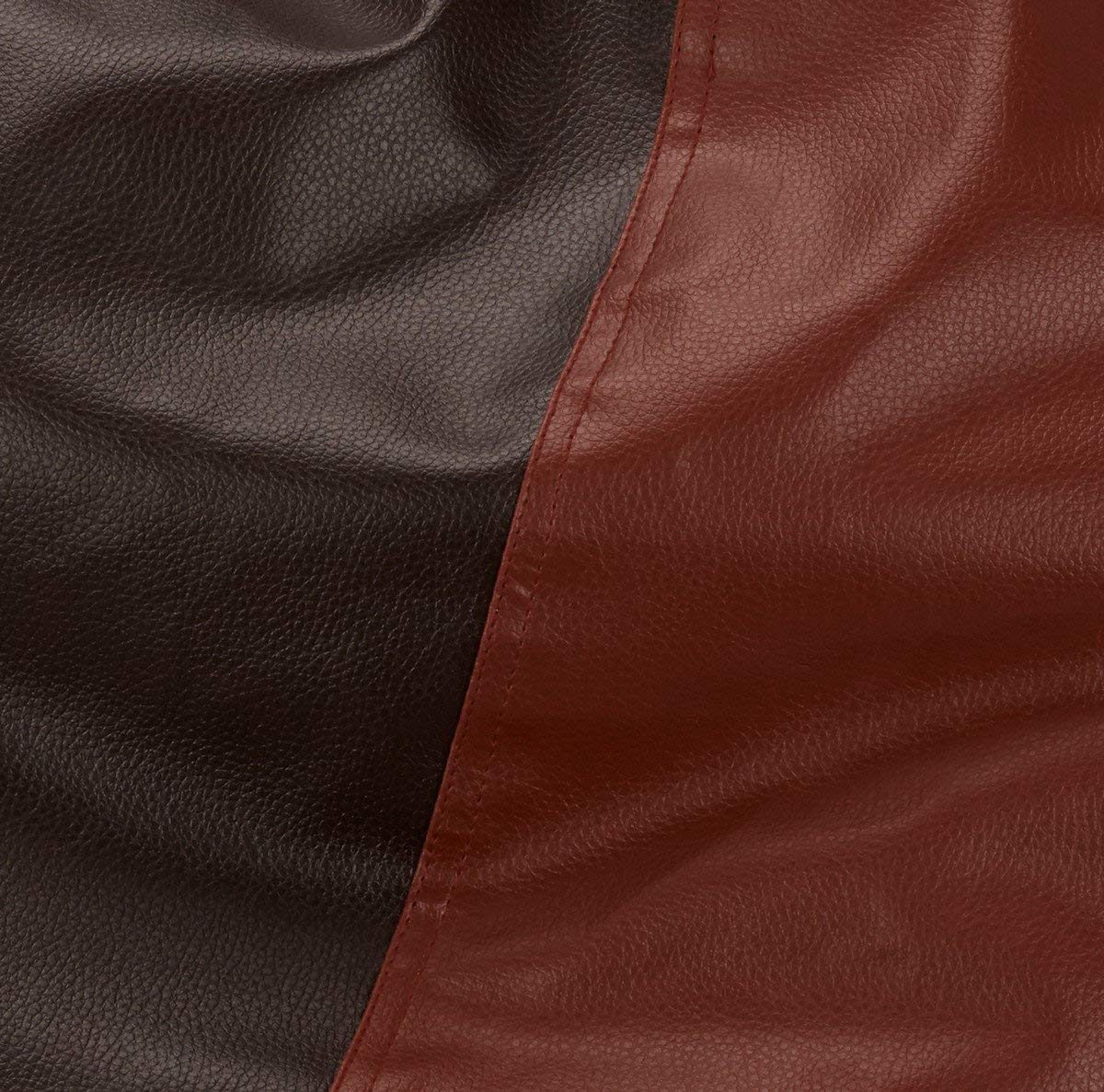 Amazon Brand - Solimo XXL Bean Bag Cover Without Beans (Brown and Tan)
