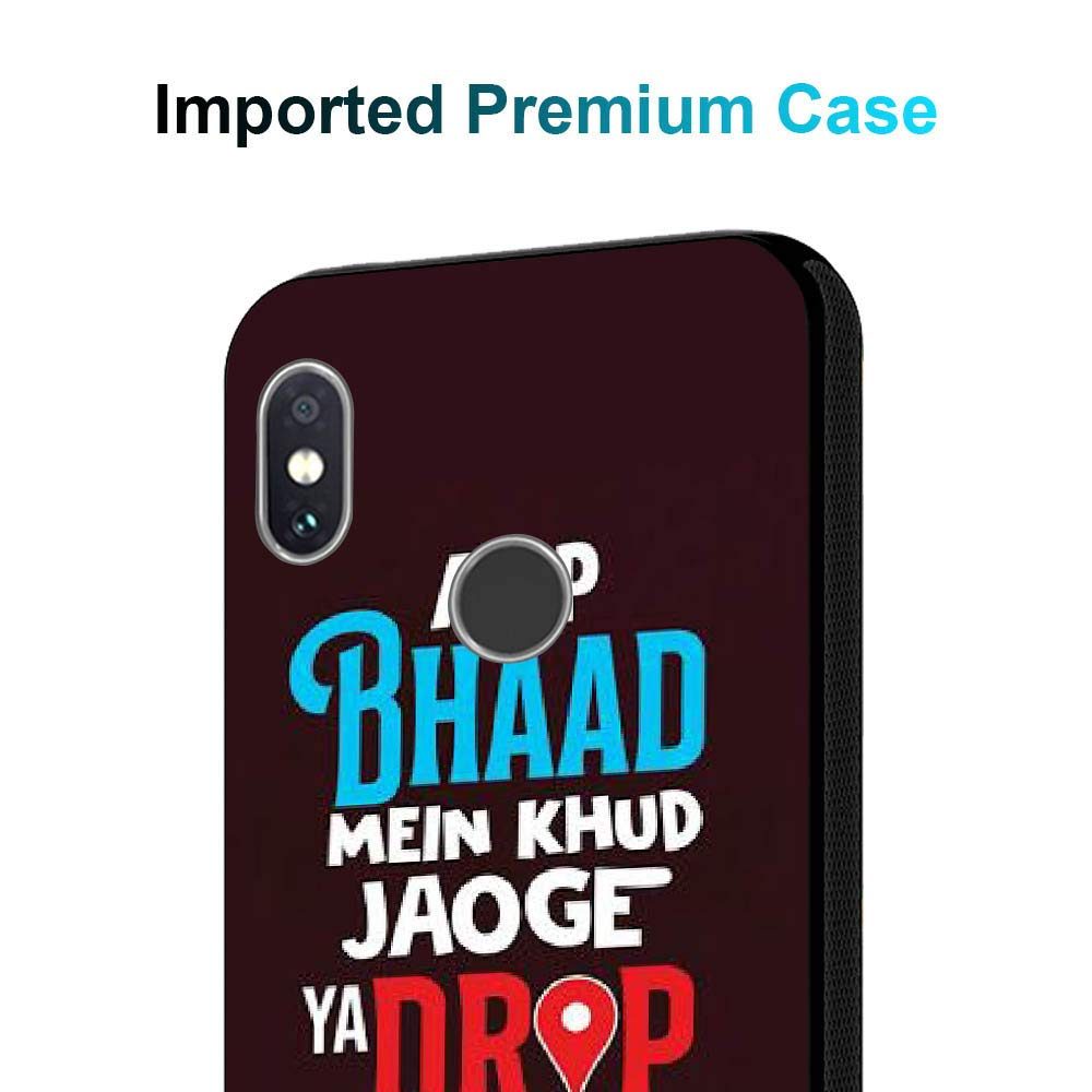 Amazon Brand - Solimo Designer Drop karke Aaye Printed Hard Back Case Mobile Cover for Redmi Note 5 Pro (D1302)