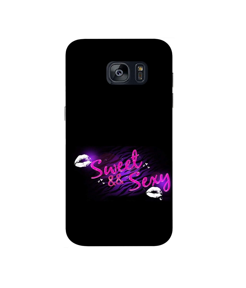 Amazon Brand - Solimo Designer Sweet and Sexy 3D Printed Hard Back Case Mobile Cover for Samsung Galaxy S7 Edge
