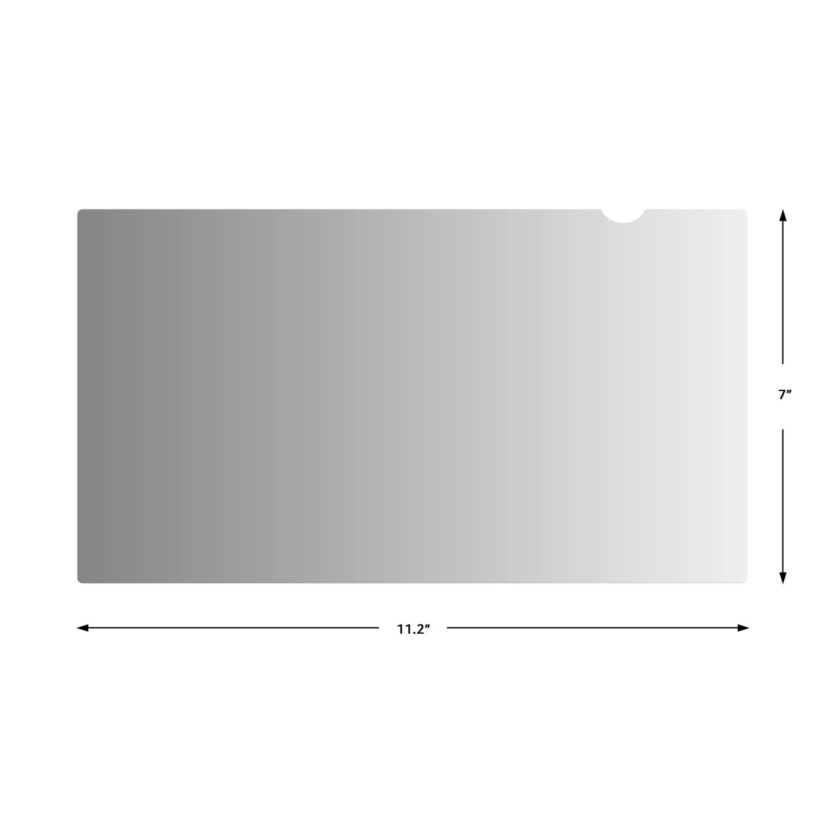 AmazonBasics Privacy Screen Filter for 13.3 Inch 16:10 Widescreen Monitor