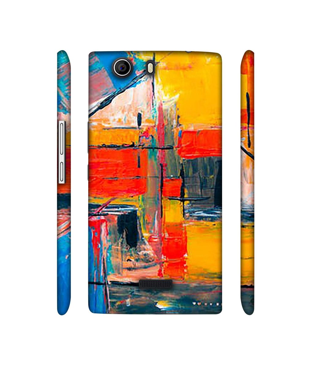 Amazon Brand - Solimo Designer Multicolor Squre Blocks 3D Printed Hard Back Case Mobile Cover for Micromax Canvas Nitro 2 E311