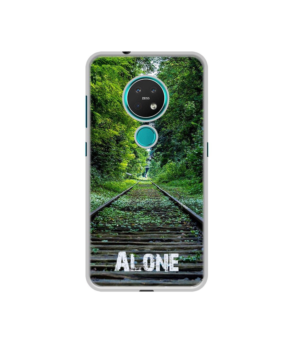 Amazon Brand - Solimo Designer Alone UV Printed Soft Back Case Mobile Cover for Nokia 7.2