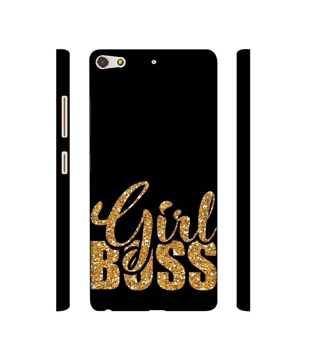 Amazon Brand - Solimo Designer Sparkle Girl Boss 3D Printed Hard Back Case Mobile Cover for Gionee Elife S7