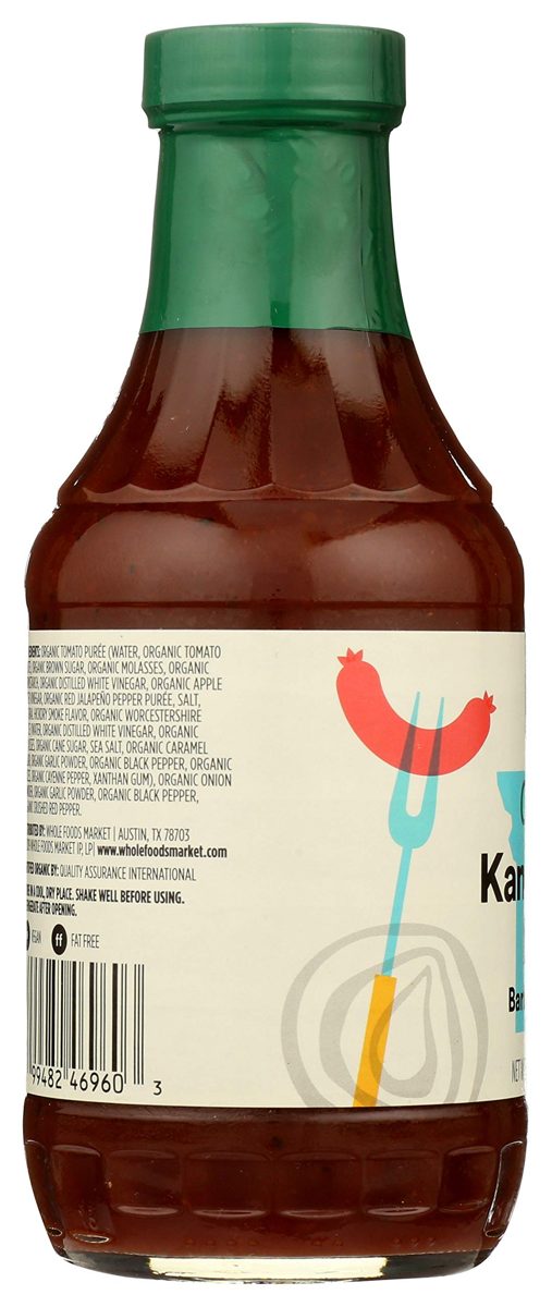 365 Everyday Value, Organic Kansas City Love Barbecue Sauce, 18 oz