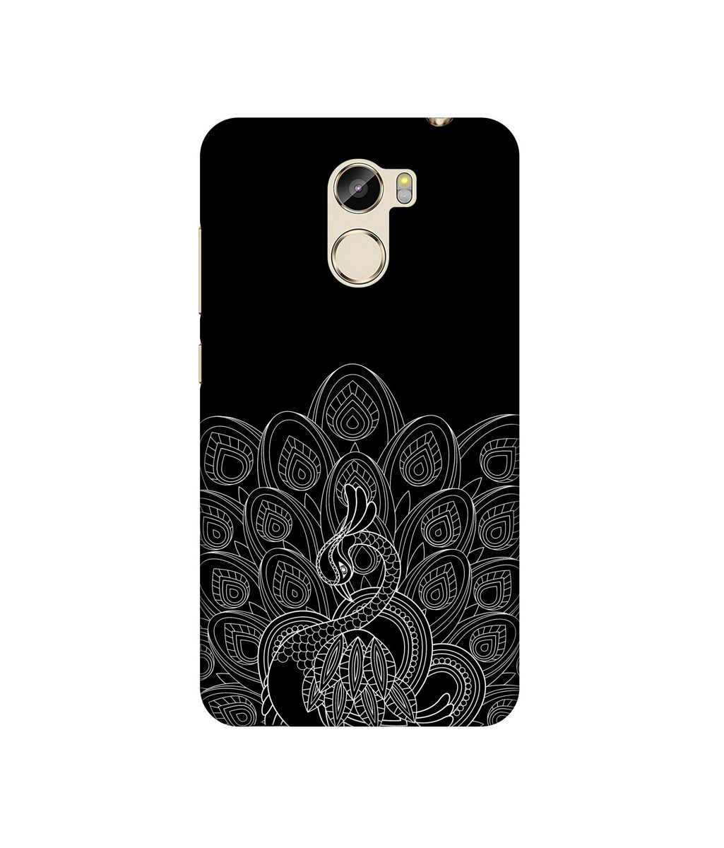 Amazon Brand - Solimo Designer Peacock Pattern 3D Printed Hard Back Case Mobile Cover for Gionee X1
