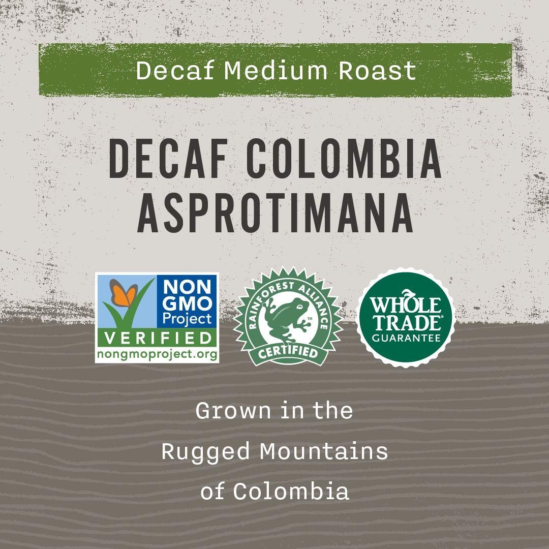 Allegro Coffee Decaf Columbia Ground Coffee, 12 Ounce