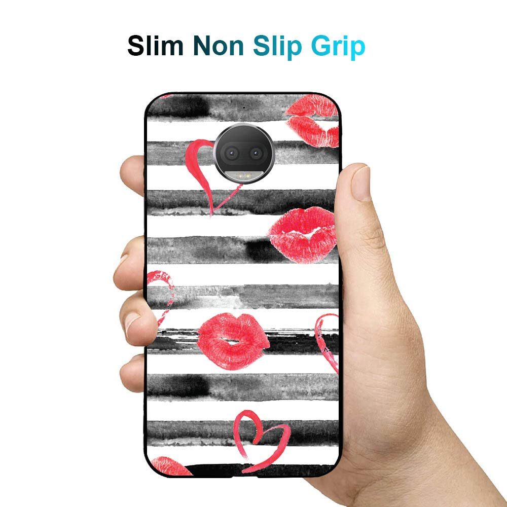 Amazon Brand - Solimo Designer Hearts Printed Hard Back Case Mobile Cover for Moto G5S Plus (D321)
