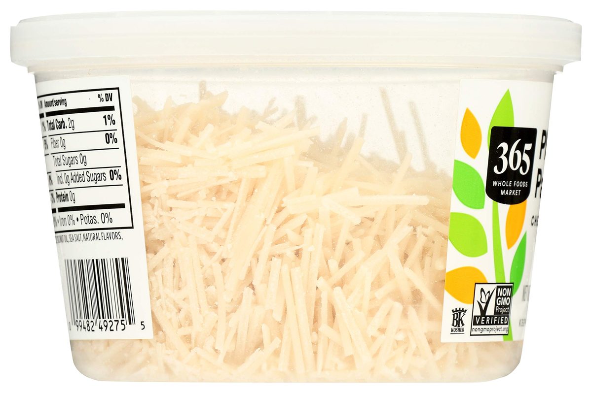 365 by Whole Foods Market, Plant-Based Cheese, Parmesan, 5 Ounce