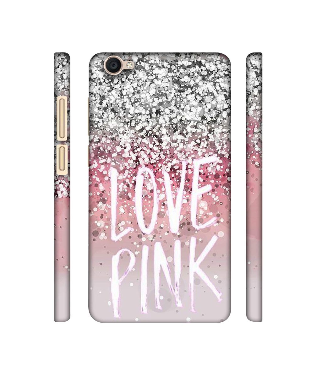 Amazon Brand - Solimo Designer Love Pink 3D Printed Hard Back Case Mobile Cover for Vivo Y55L