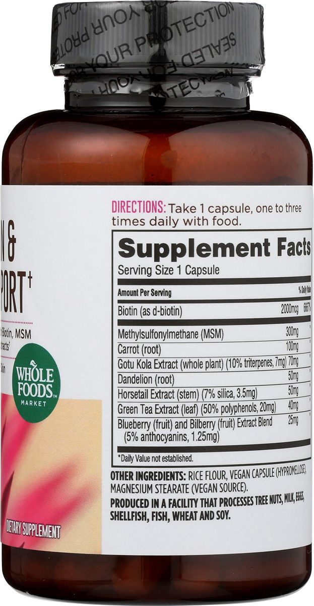 Whole Foods Market, Hair Skin & Nails Support, 90 CT