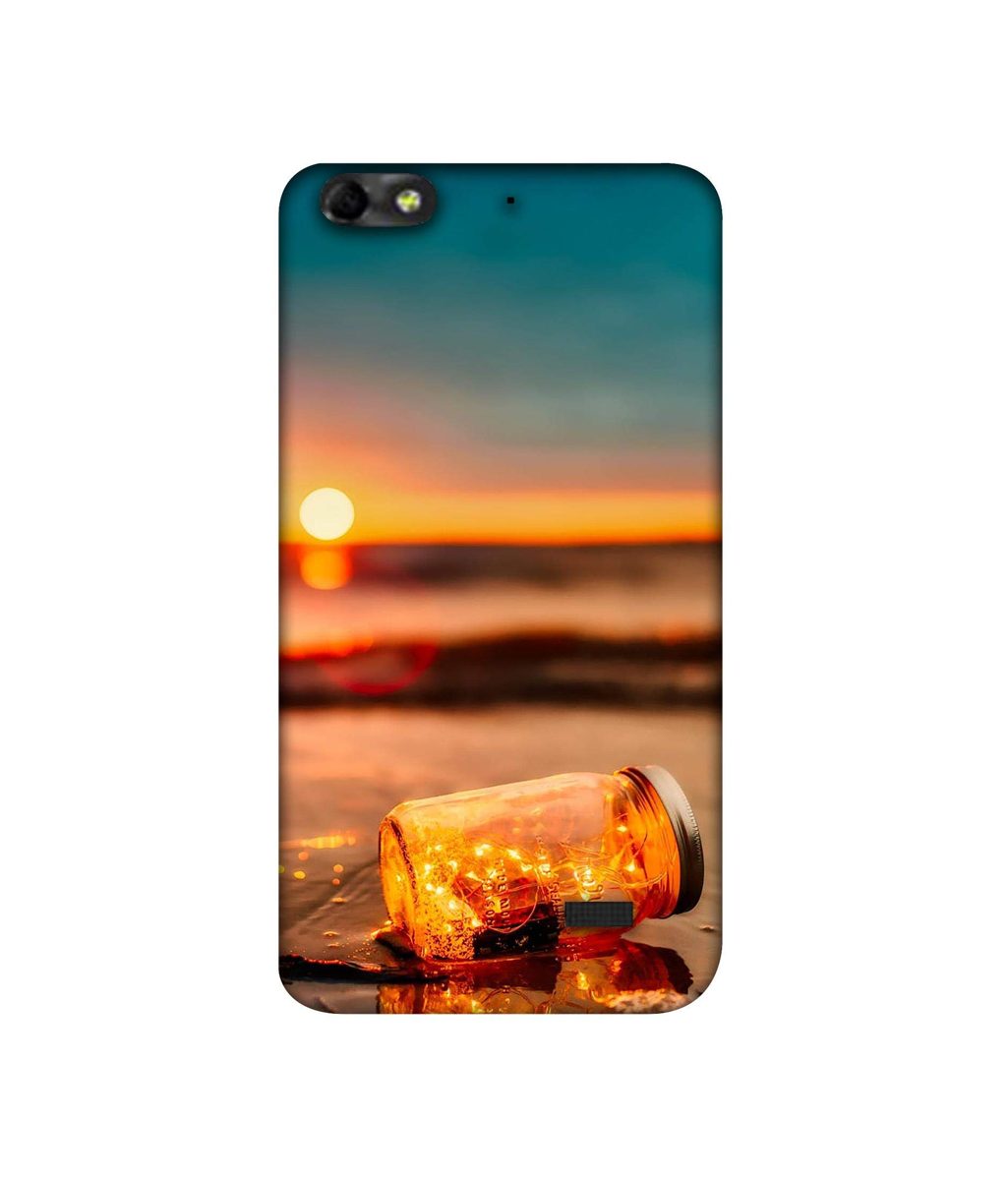 Amazon Brand - Solimo Designer Jar at Sea Serface 3D Printed Hard Back Case Mobile Cover for Huawei Honor 4C