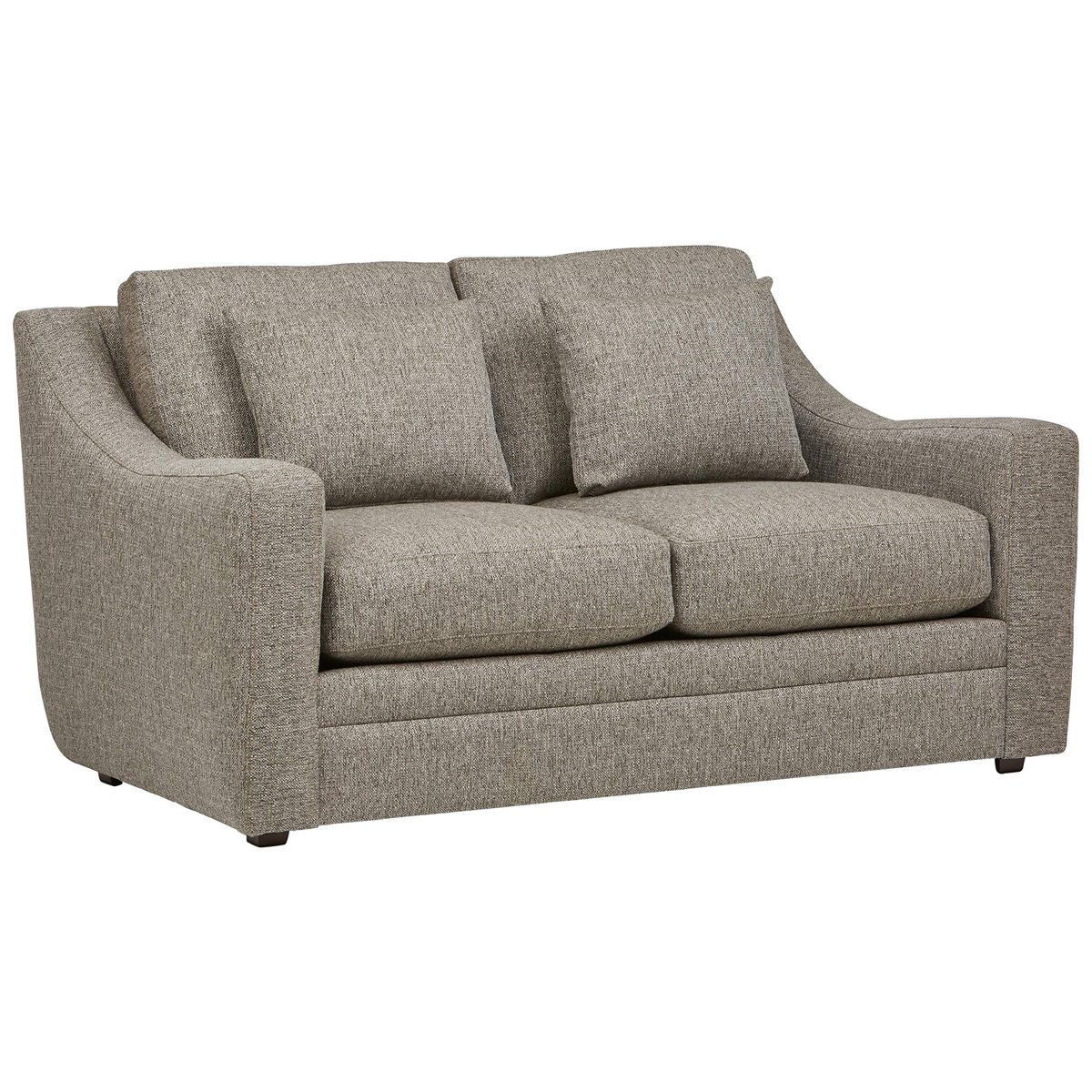 Amazon Brand – Stone & Beam Calhoun Loveseat Sofa, 62.5"W, Tweed