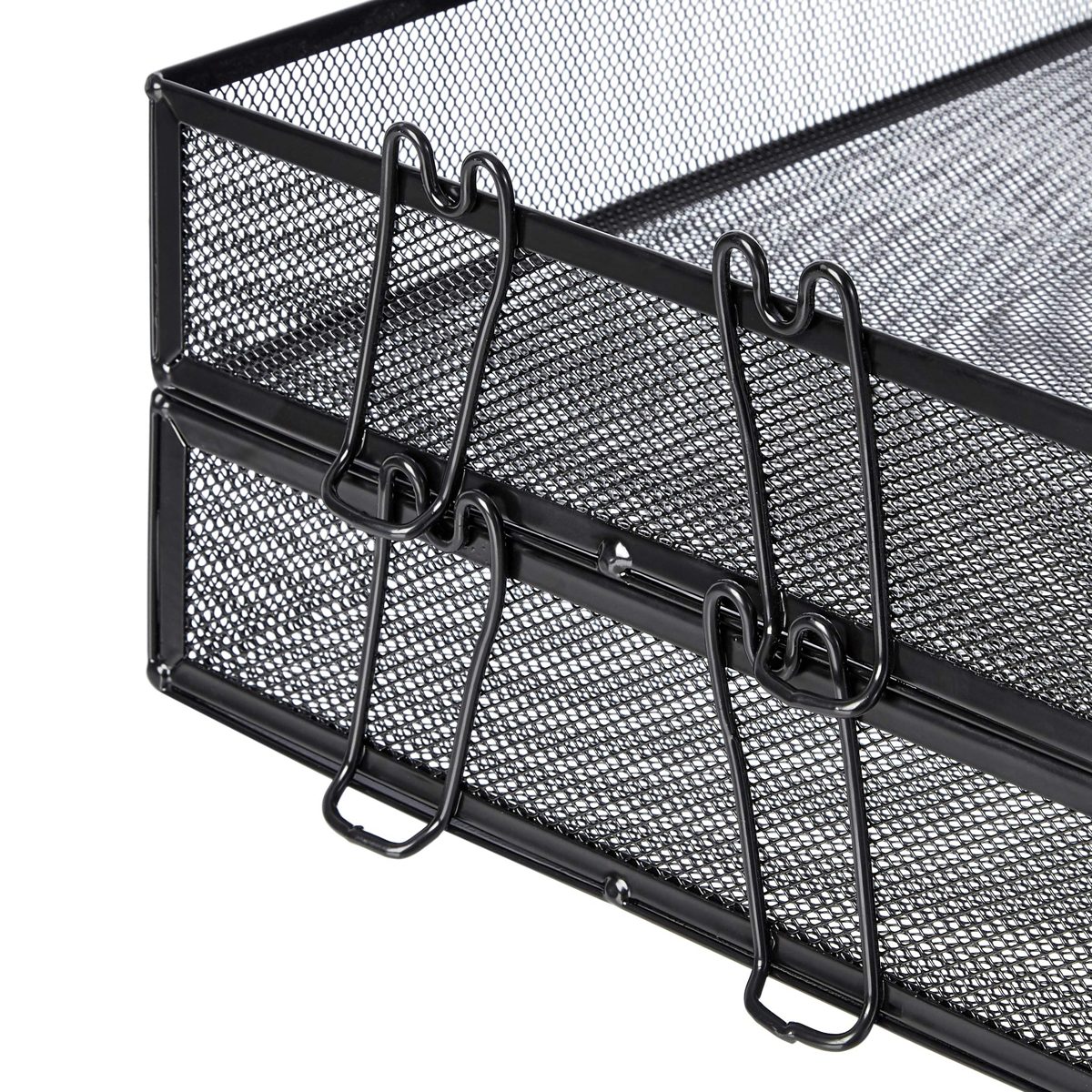 AmazonBasics Two-tier stackable letter tray organiser.