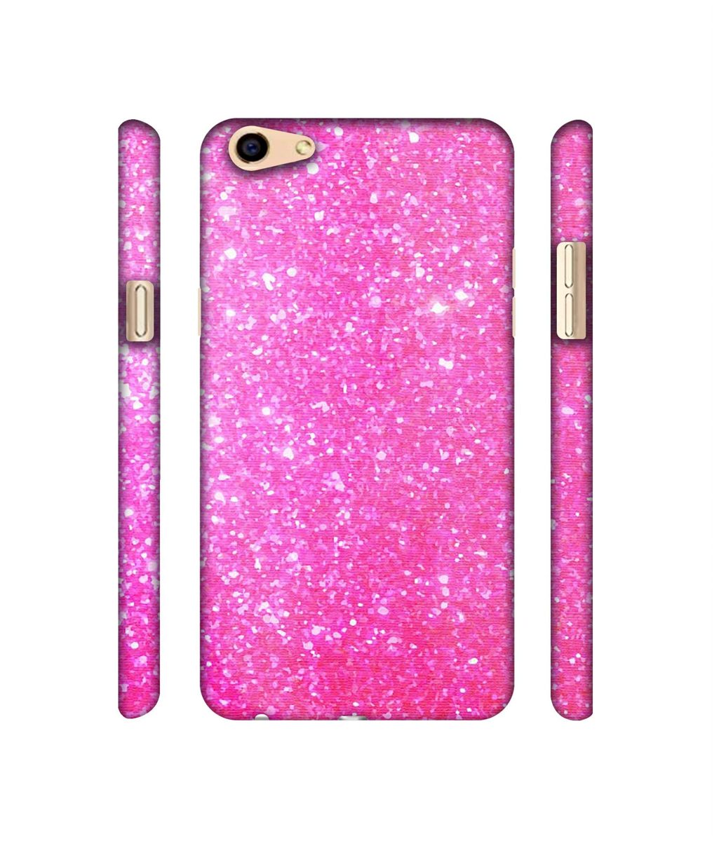 Amazon Brand - Solimo Designer Pink Sparkle 3D Printed Hard Back Case Mobile Cover for Oppo F3
