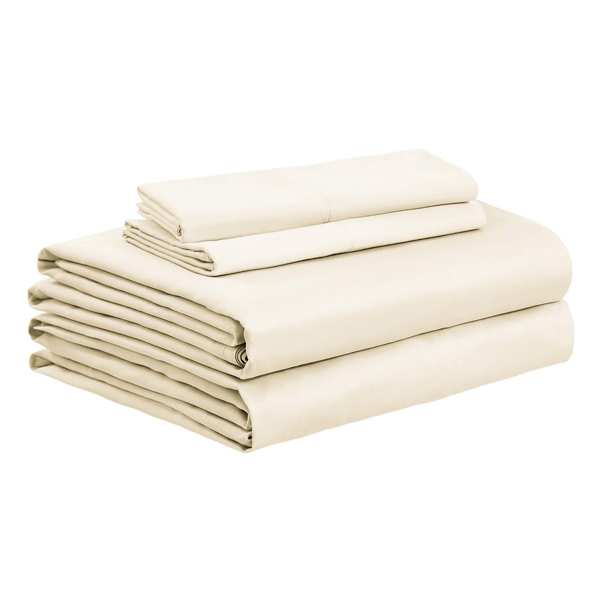 AmazonBasics Organic Sateen Cotton Sheet Set