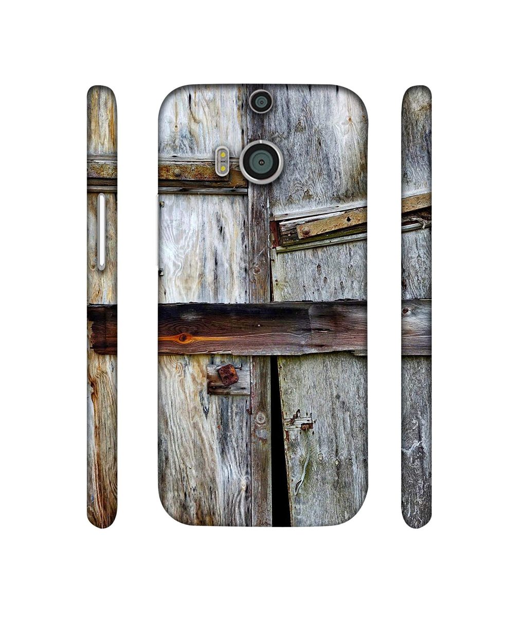 Amazon Brand - Solimo Designer Old Door 3D Printed Hard Back Case Mobile Cover for HTC One M8