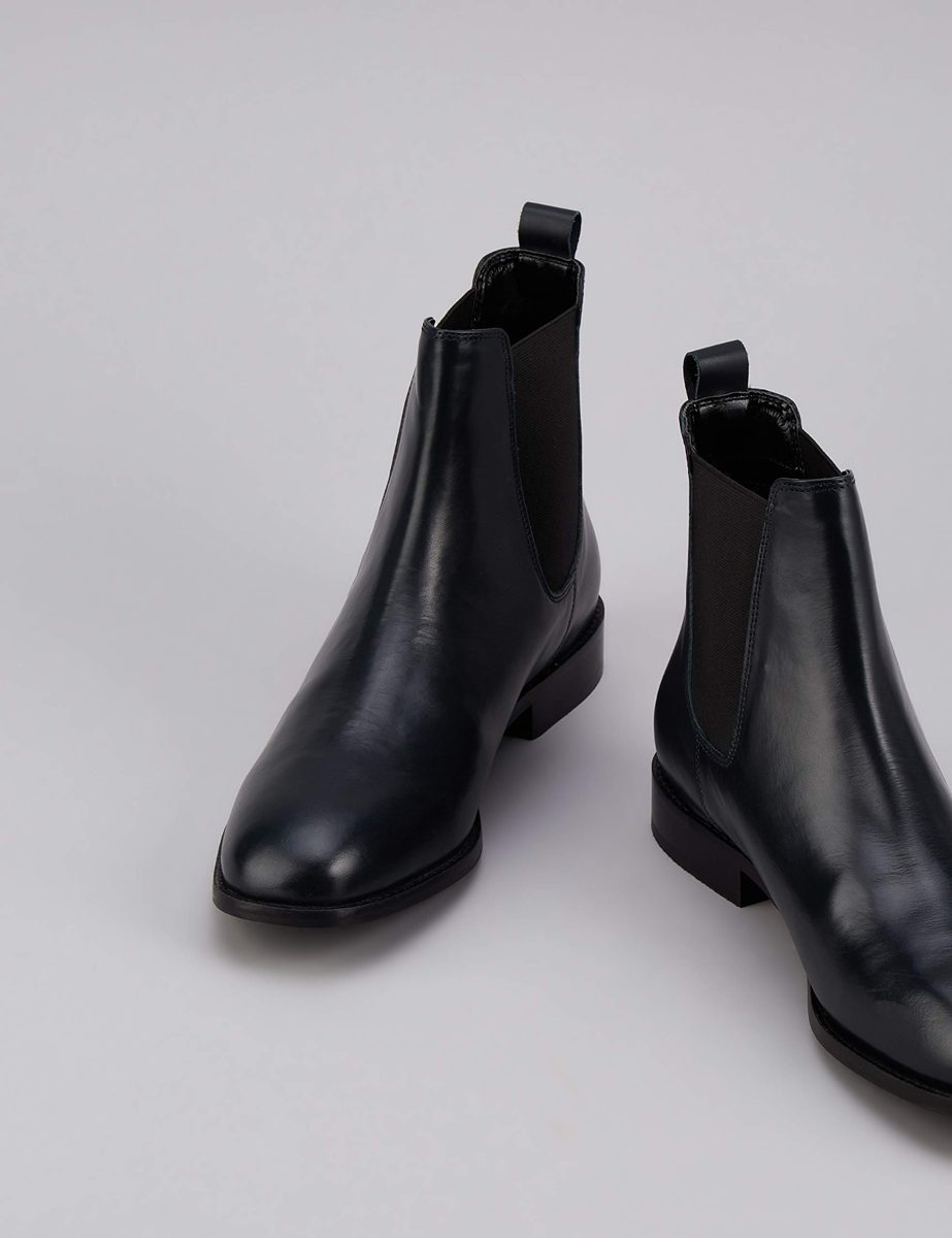 Amazon Brand - find. Women's Chelsea Boots, Blue Navy), US 7.5