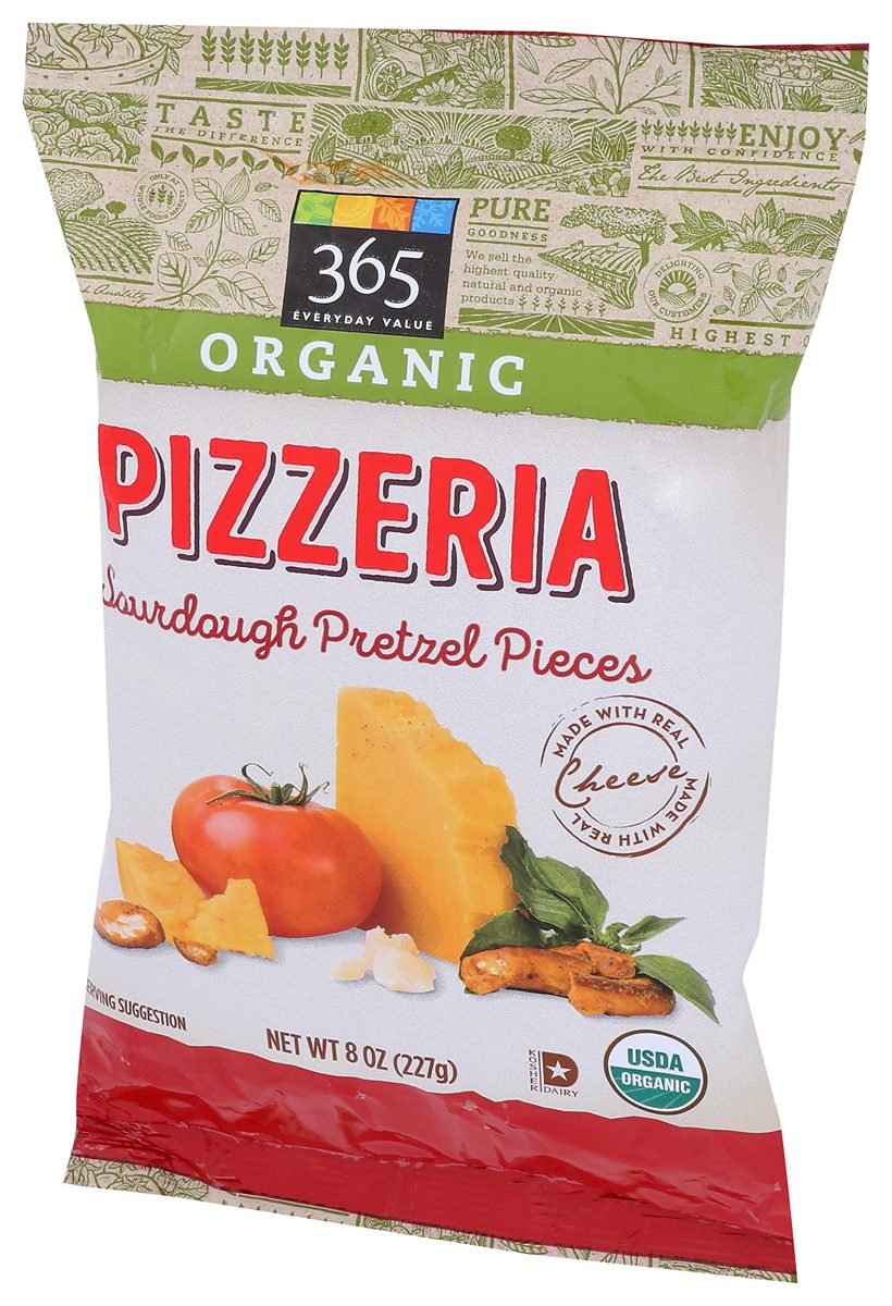 365 Everyday Value, Organic Pizzeria Sourdough Pretzel Pieces, 8 oz