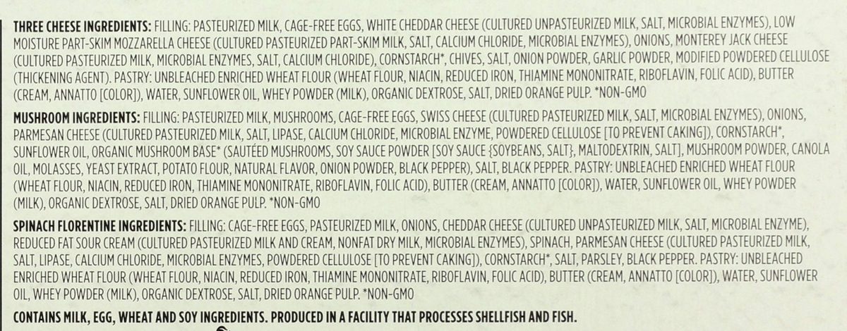 Whole Foods Market, Mini Quiche Trio, 15 ct, (Frozen)