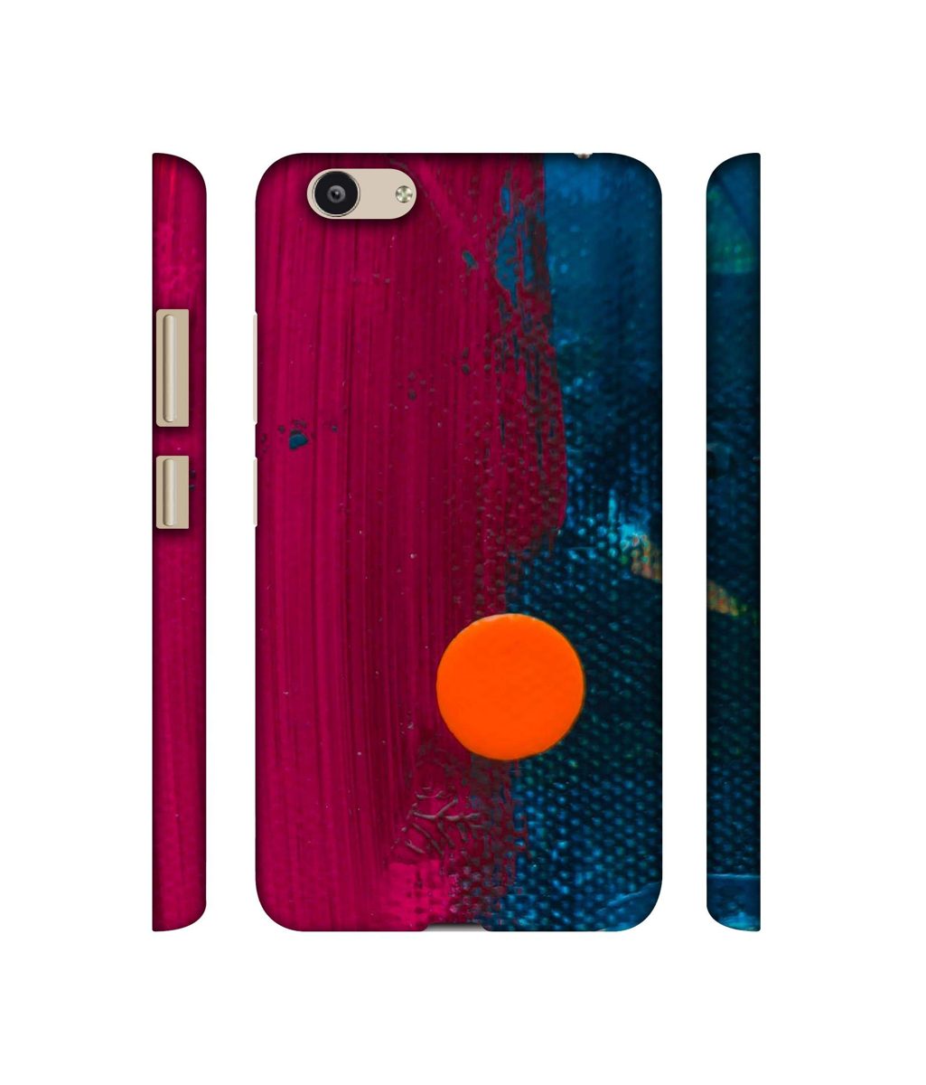Amazon Brand - Solimo Designer Pink and Blue Brush Texture 3D Printed Hard Back Case Mobile Cover for Vivo Y53