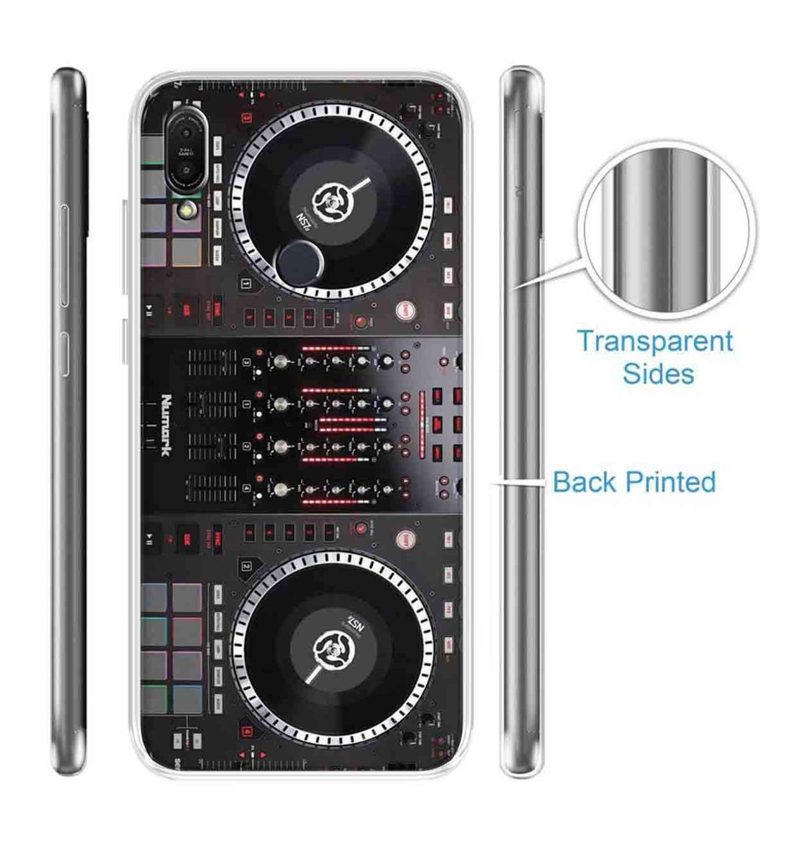 Amazon Brand - Solimo Designer Multicolor Dj Console Printed Soft Back Case Mobile Cover for Asus Zenfone Max Pro M1