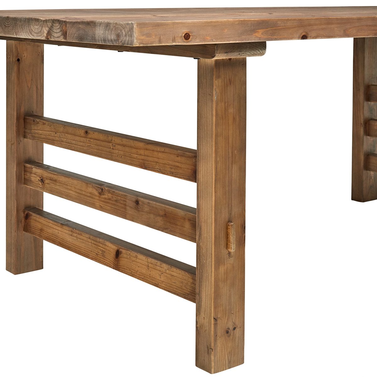 Stone & Beam Reclaimed Fir Ladder-Rung Counter Bar Dining Table, 36"H