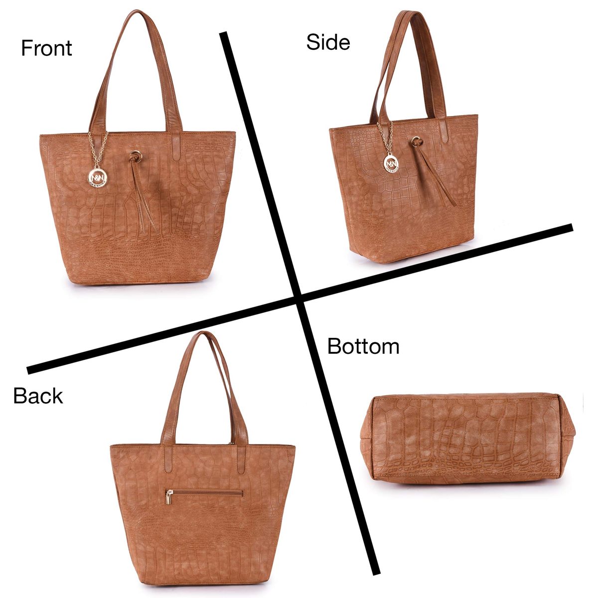 Nia & Nicole Women's Handbag (Tan)