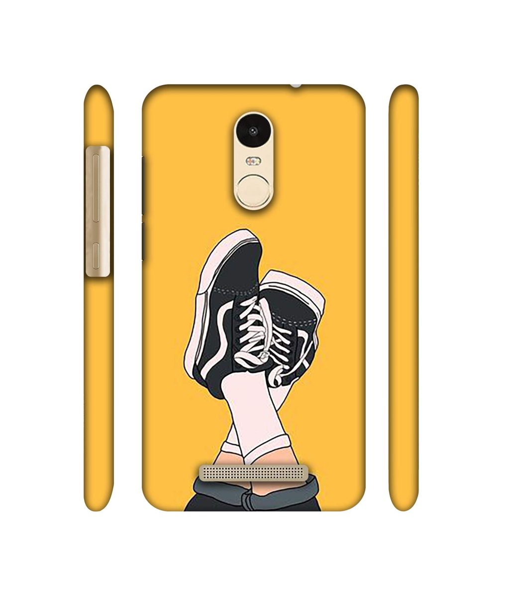 Amazon Brand - Solimo Designer Boy Shoes Pattern 3D Printed Hard Back Case Mobile Cover for Xiaomi Redmi Note 3