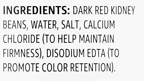 Amazon Brand - Happy Belly Dark Red Kidney Beans, 15 Ounce