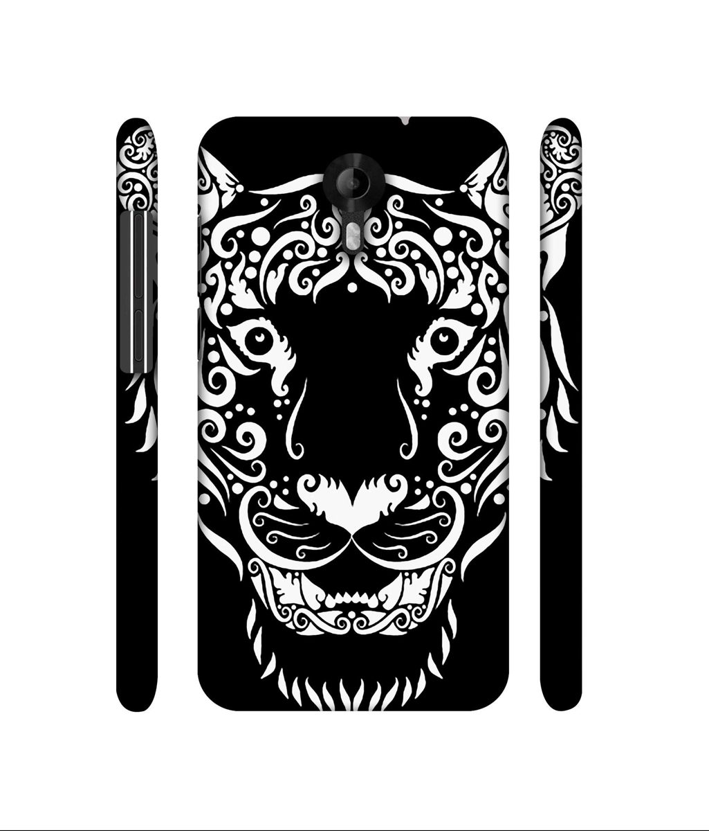 Amazon Brand - Solimo Designer White Tiger 3D Printed Hard Back Case Mobile Cover for Micromax Canvas Nitro 4G E455