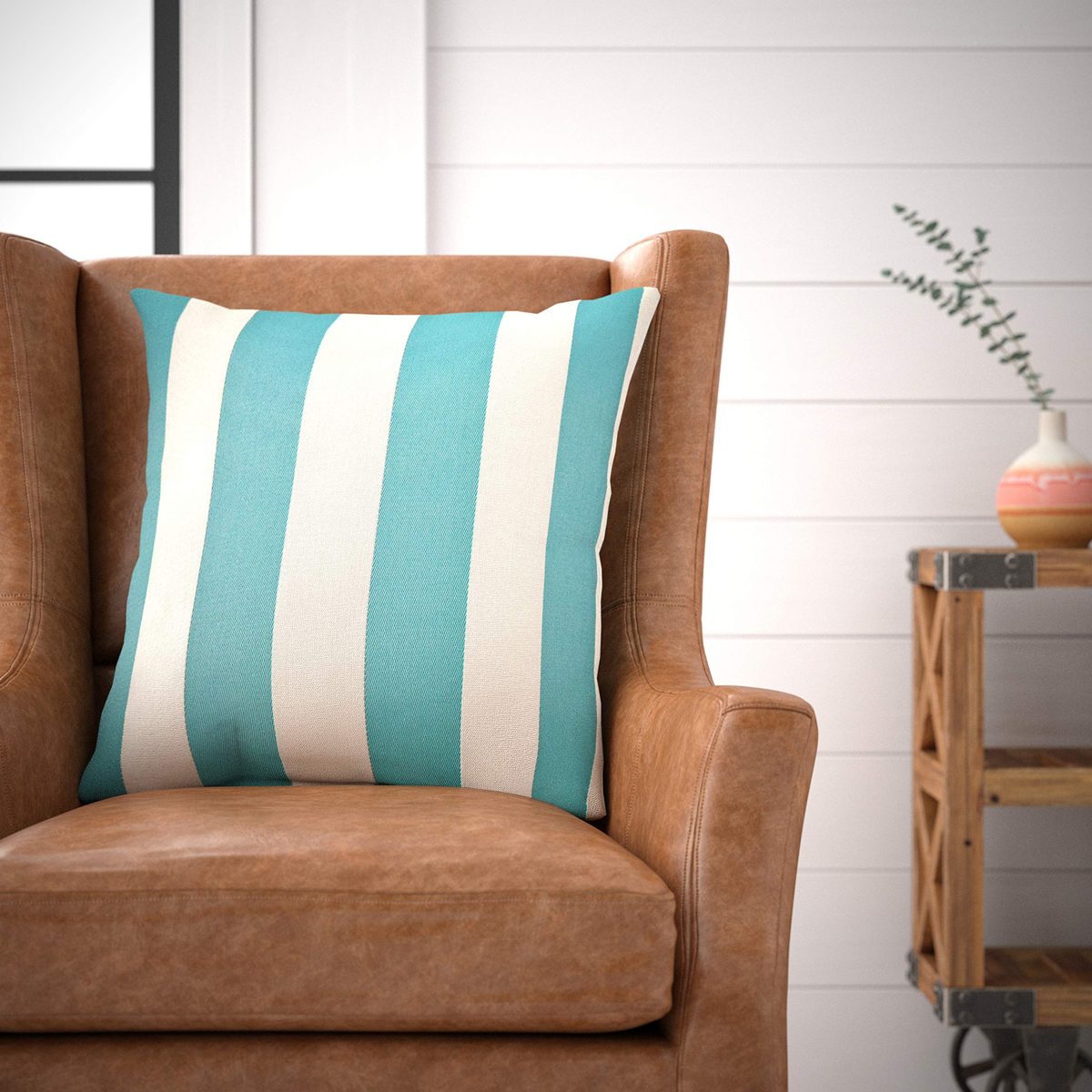 Stone & Beam Throw-Pillows Nautical SD-Polo Stripe Outdoor