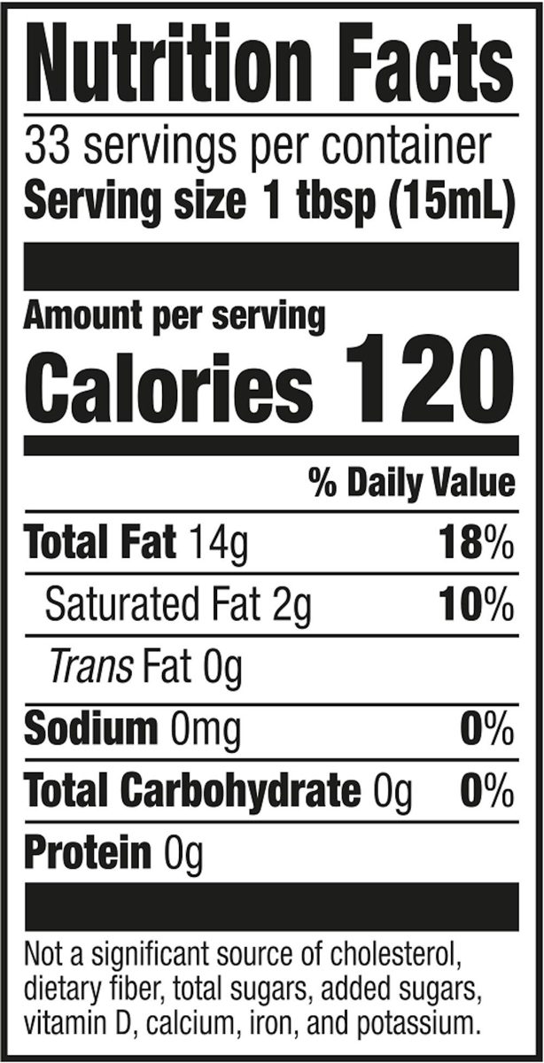AmazonFresh Mediterranean Extra Virgin Olive Oil, 16.9 fl oz (500mL)