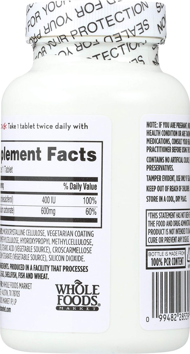 365 Everyday Value, Calcium 600 with Vitamin D3, 120 count