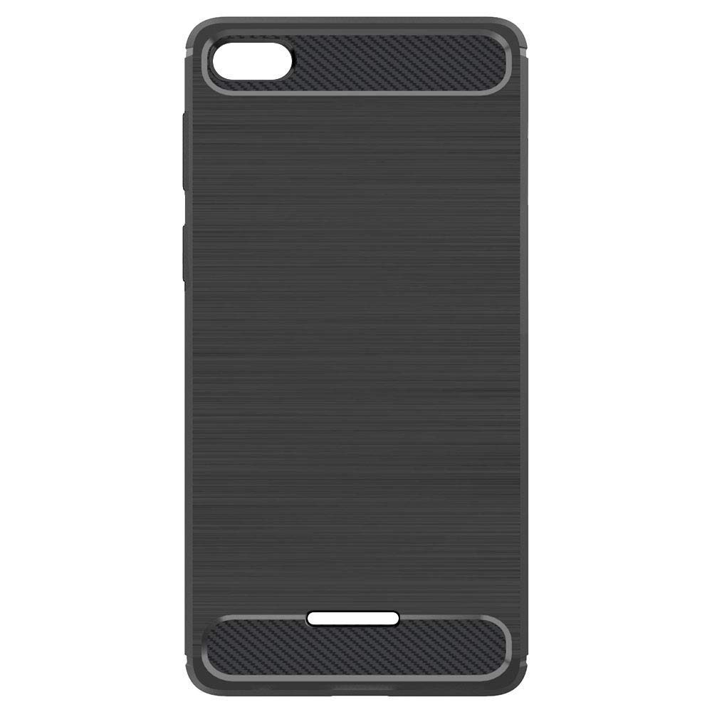 (Renewed) Amazon Brand - Solimo Protective Mobile Cover (Soft & Flexible Back Case) for Redmi 6A (Black)