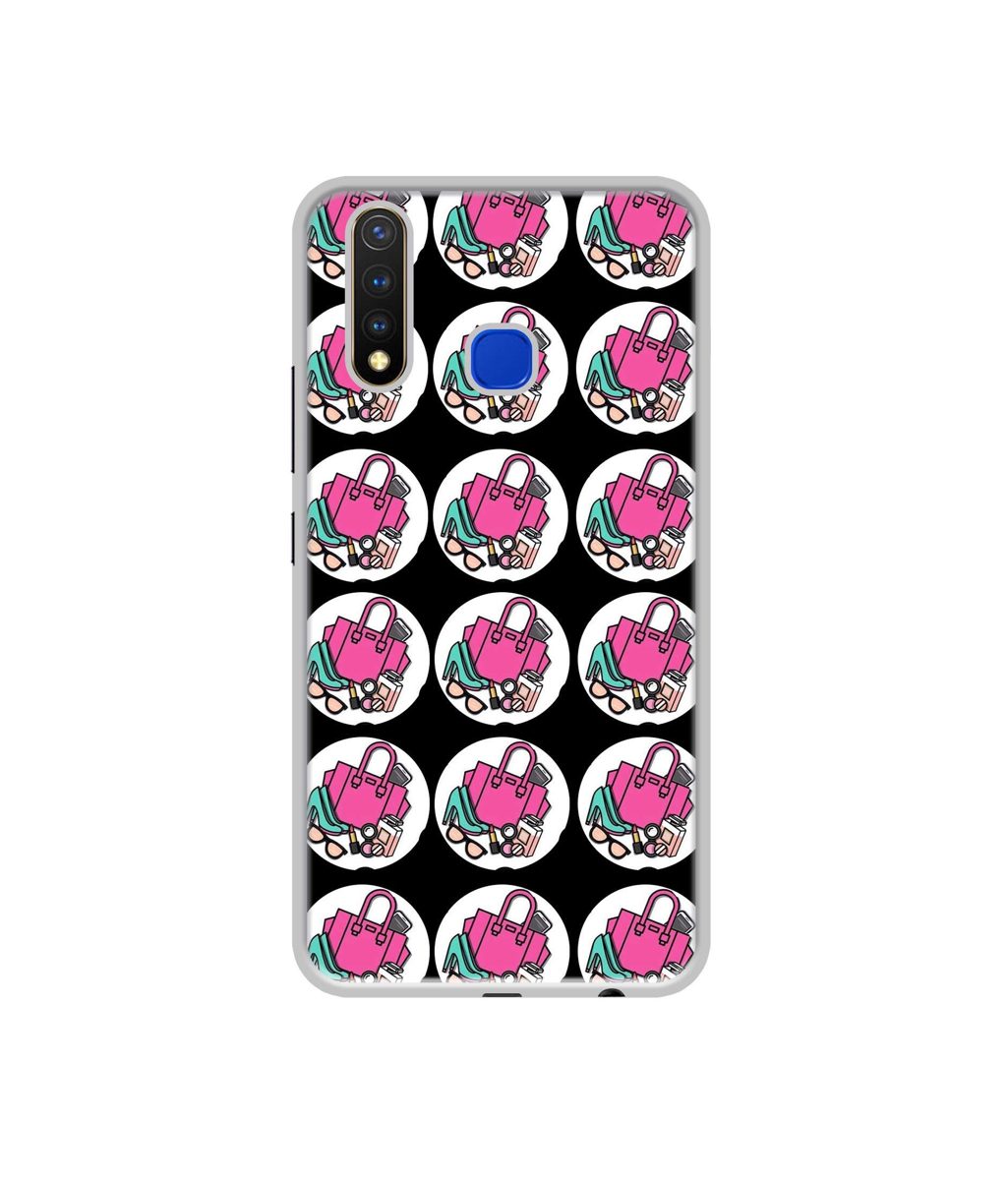 Amazon Brand - Solimo Designer Ladies Accessories Pattern UV Printed Soft Back Case Mobile Cover for Vivo U20