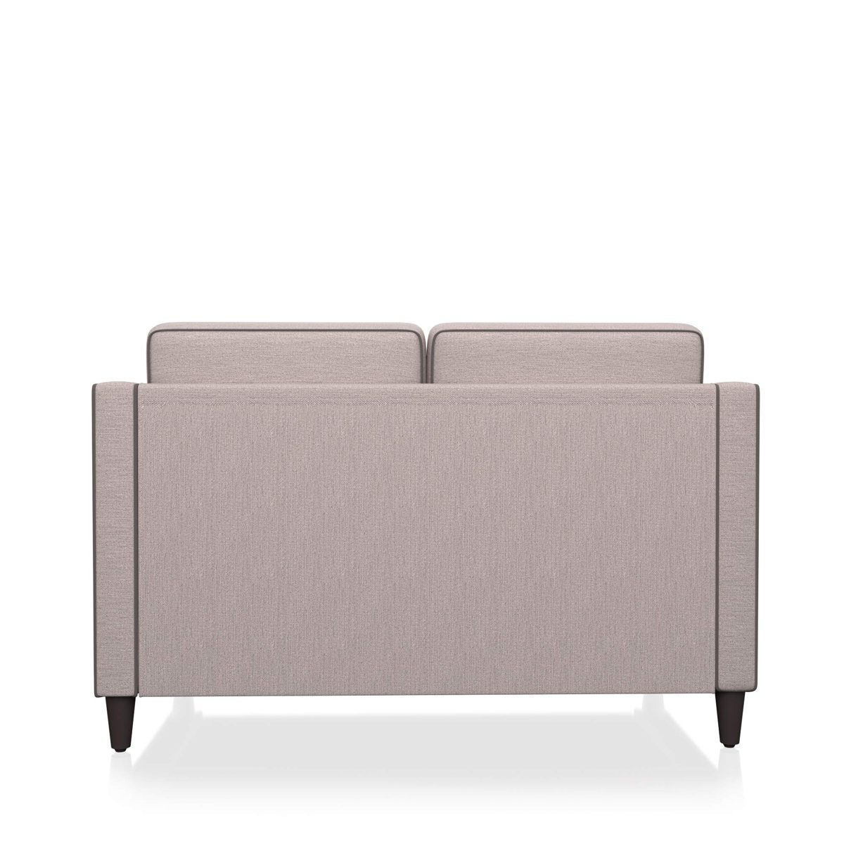 Amazon Brand - Solimo Eric Fabric 2 seater Sofa (Light Grey)