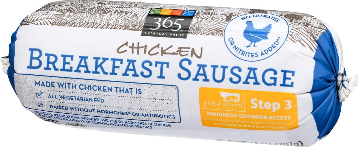 365 Everyday Value, Chicken Breakfast Sausage, 14 oz
