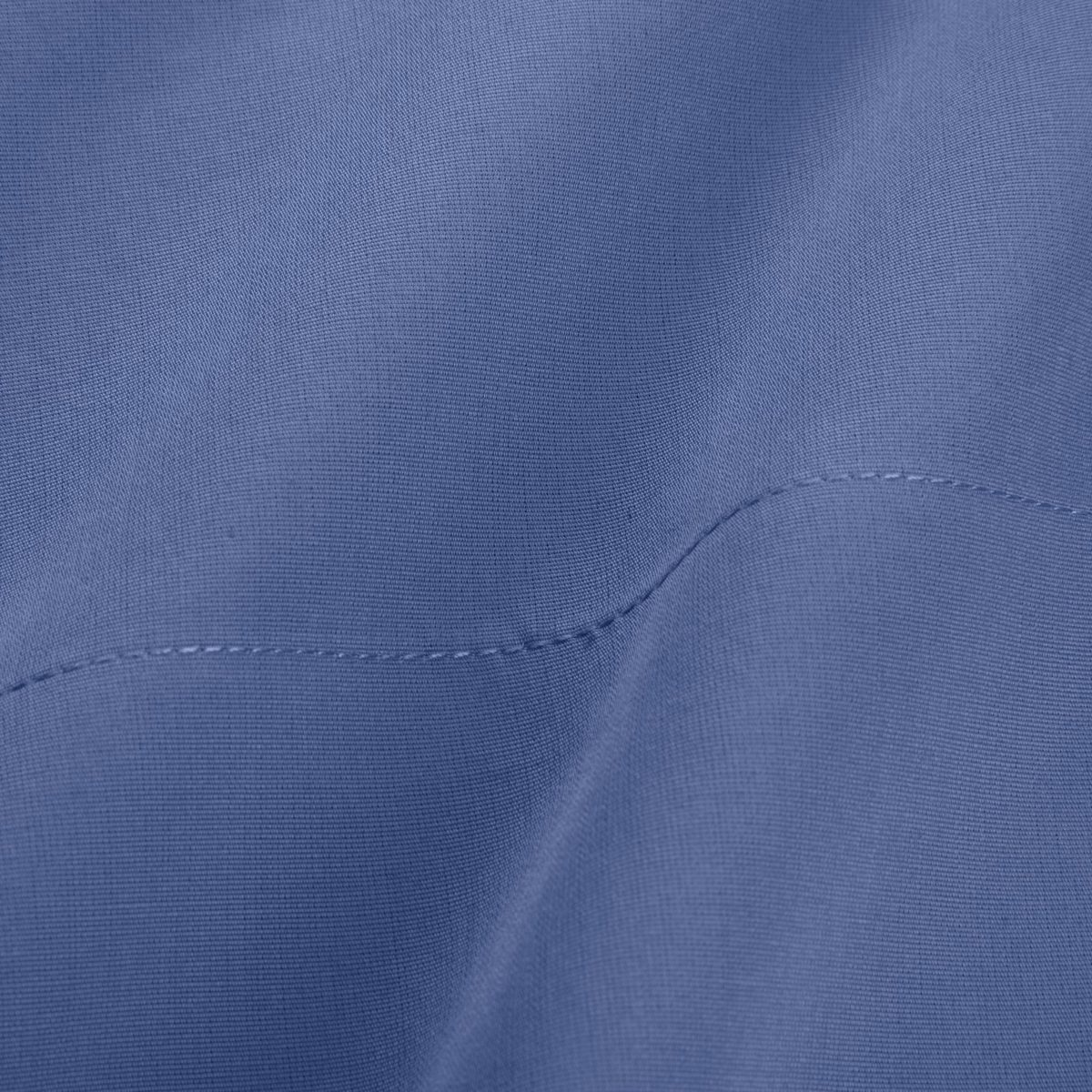 Pinzon by Amazon Ultrasoft Cotton Flat Sheet, Double - Bijou Blue