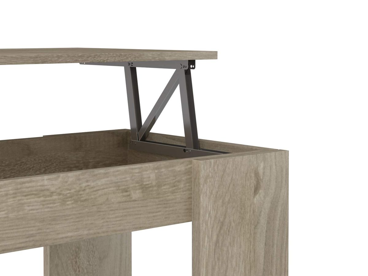 Amazon Brand - Movian Aggol Lift-Top Coffee Table, 50 x 100 x 44cm, Light Brown Oak-Effect